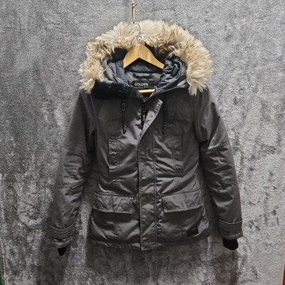 Aritzia Golden by TNA Larsen Parka Women Altitude Series Jacket Extra Small Gray
