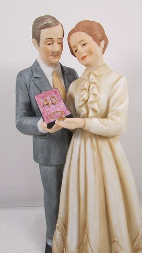 Figura Enesco Treasured Memories Together 40th Anniversary Boda 1983 E-3248 - Imagen 4 de 4