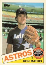 Ron Mathis Rookie Topps Tiffany Traded 1985 Baseball Card #79T