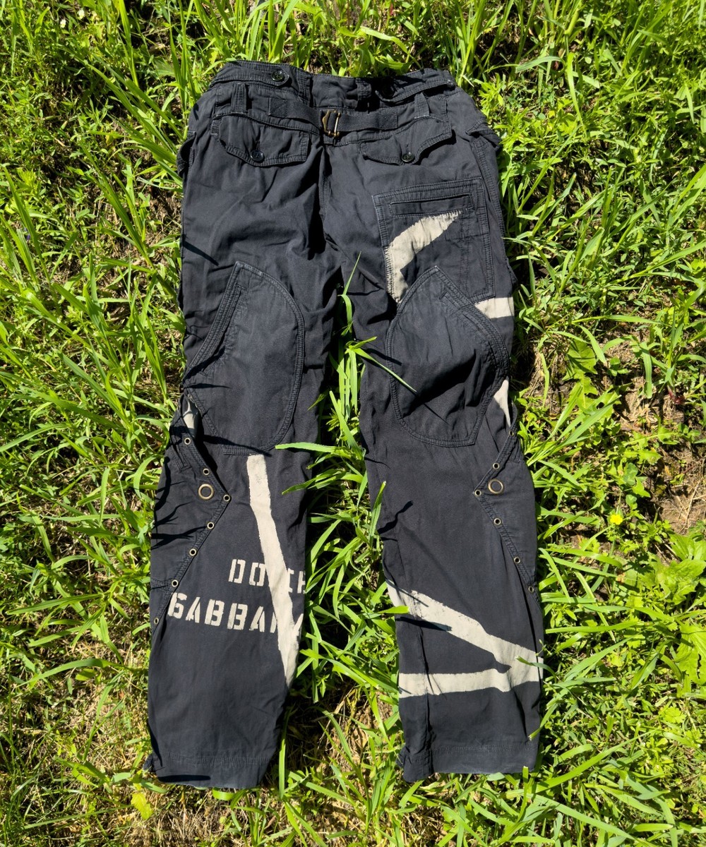 Vintage DOLCE GABBANA Cargo Pants Trousers D&G 2002 Bondage Vintage DOLCE GABBANA Cargo Pants Trousers D&G 2002 Bondage