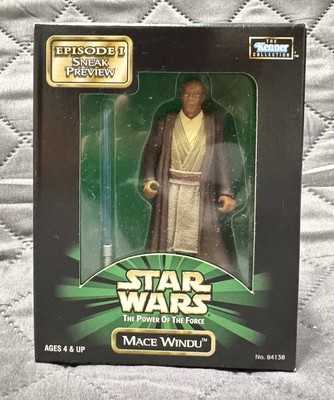 Star Wars Power of the Force Episode 1 Sneak Preview Mace Windu Figure