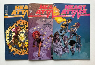 HEART ATTACK #1-3 (VF/NM), 1st Comic, Image Comics 2019