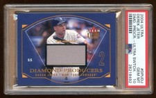 PSA 10 DEREK JETER 2004 ULTRA DIAMOND PRODUCERS #D 02/02 JUMBO JERSEY  WOW POP 1