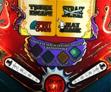 Magic - Pinball Flipper Bat Topper MOD for Theater of Magic pinball (set of 2)