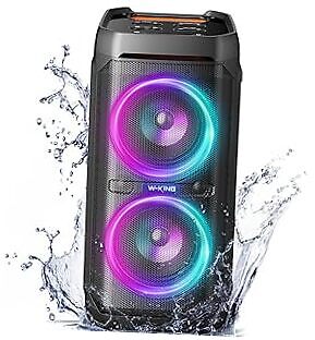 100W Bluetooth Speaker V5.3, IPX6 Waterproof Portable Loud