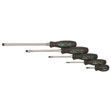K Tool International KTI 16001 SCREWDRIVER SET SLOTTED 5 PC SET