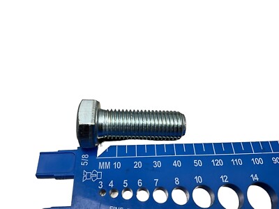 M16 x 2.00 x 45 MM Vibo Class 10.9 Hex Cap Screw (Bolt) Zinc Plated (5 PCS)