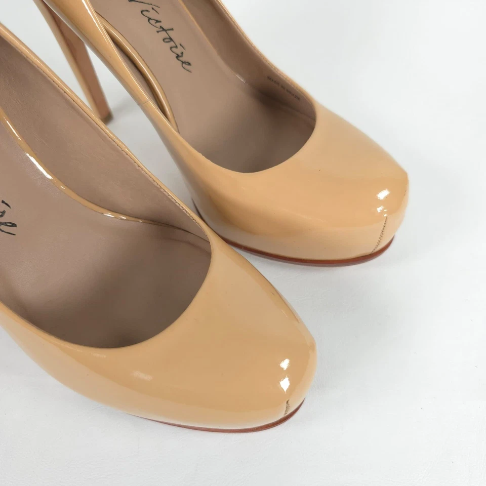 Bomba de plataforma Irina 8,5 POUR LA VICTOIRE CHAROL GENUINO Hecho en Brasil 🇧🇷 Foto 4 de 4