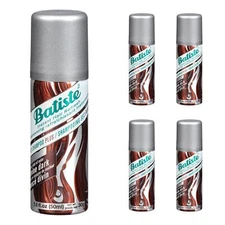 5 Pack Batiste Dry Shampoo Divine Dark Mini Travel Size Spray 1.6 Oz Each