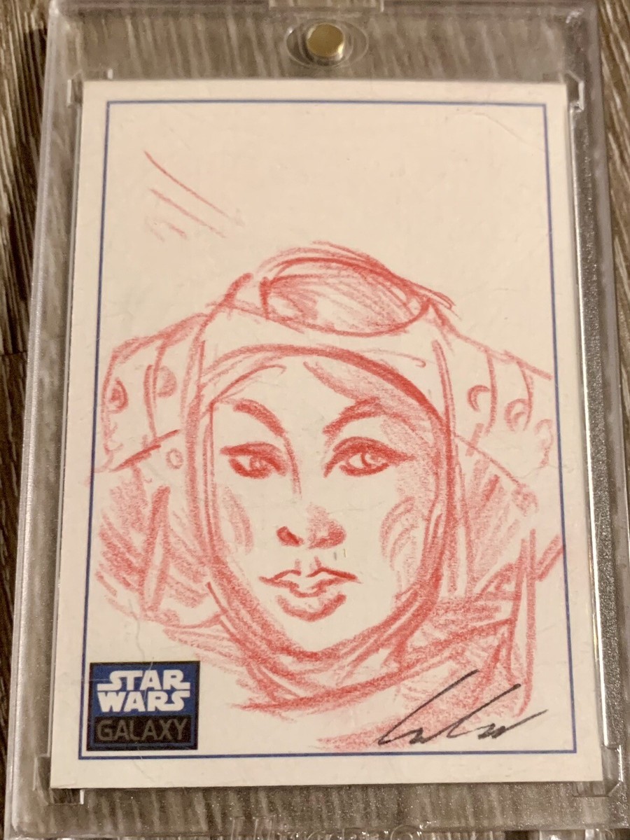 Topps - スケッチカード Topps Star Wars レイア・オーガナ 2023 Topps Star Wars Obi-Wan Kenobi Auto RYA KIHLSTEDT as