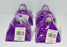 3" Metal Cowbell  (4pack)purple  ✅️🐮