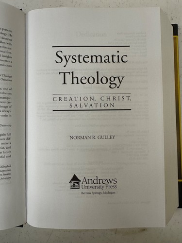 Set of 3 Systematic Theology Norman R Gulley 1973 SDA Adventists books - Picture 15 of 17