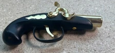 G1067~  Gun Table Lighter Derringer With Sights And Functional Trigger