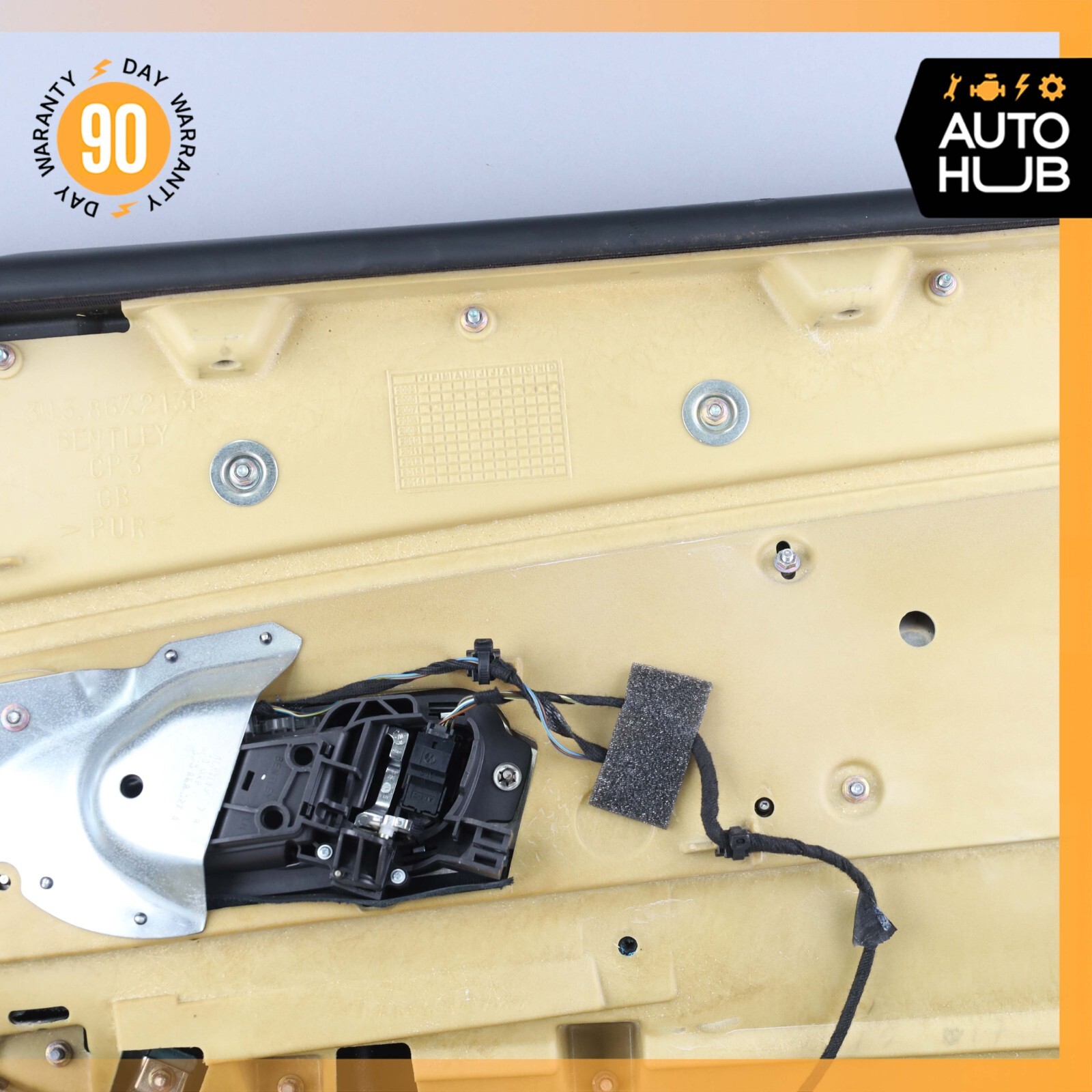 07-11 Bentley Continental GTC Convertible Left Side Interior Door Panel OEM 52k