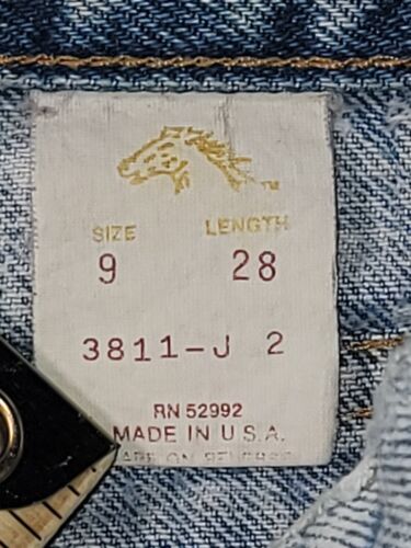 Vintage Jordache Damen Acid Wash Shorts Größe 9 roher Saum abgenutzt - Bild 4 von 11