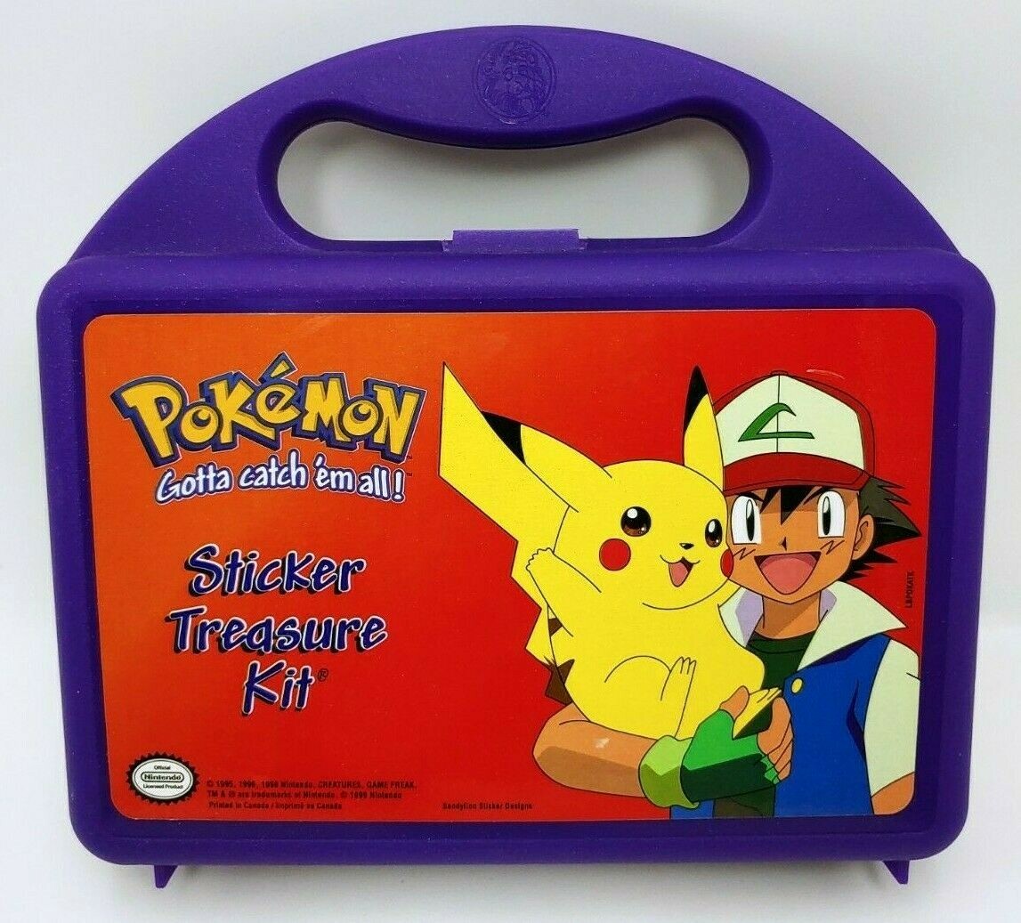 1999 Pokemon Sticker Treasure Kit by Sandy Lion | eBay 1999 Pokemon Sticker Treasure Kit by Sandy Lion | eBay