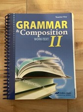Abeka Grammar and Composition II Work-text Teacher Key 5th Edition
