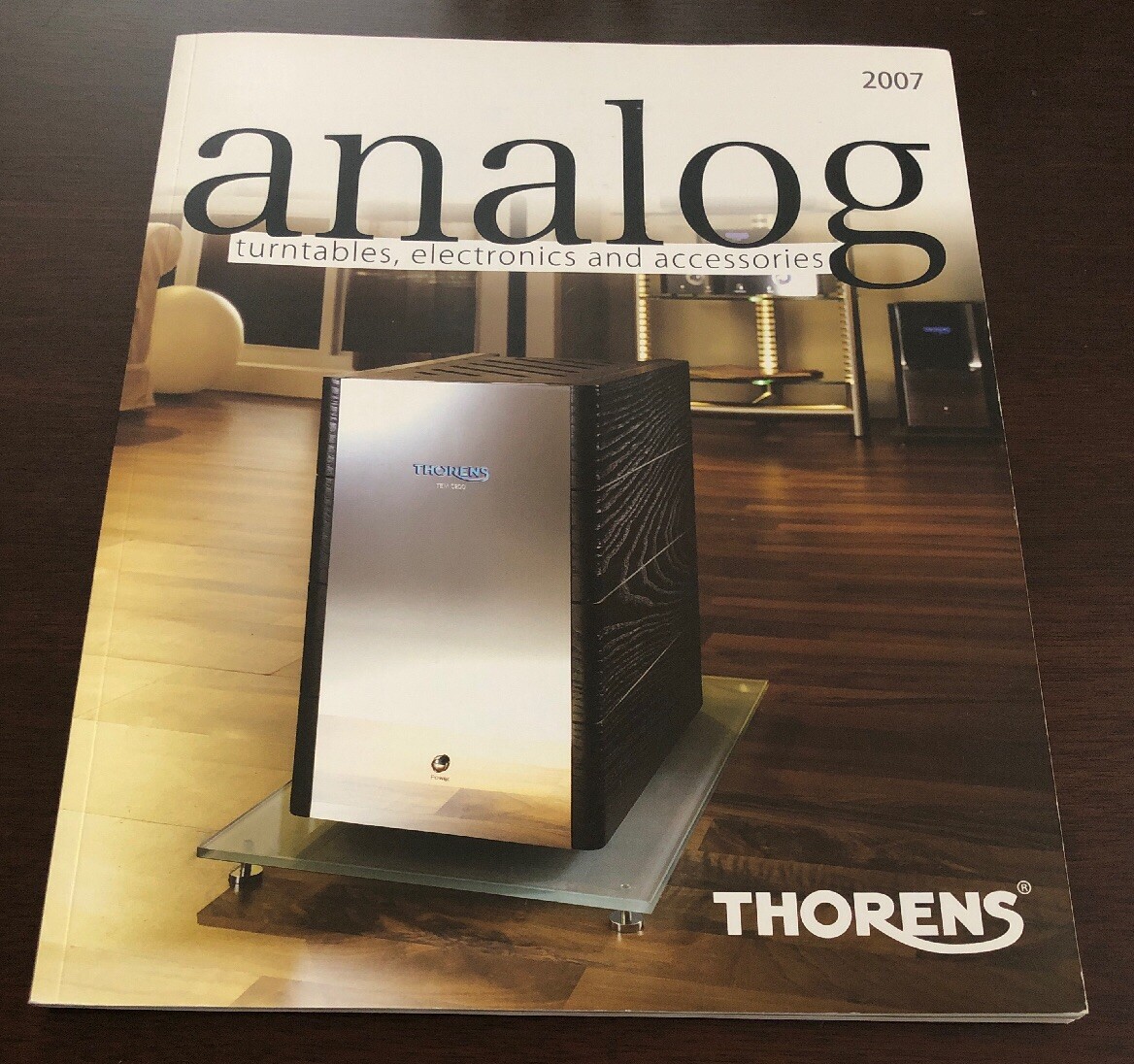 THORENS ANALOG COMPONENTS ORIGINAL 2007 PRODUCT CATALOG AD M389x