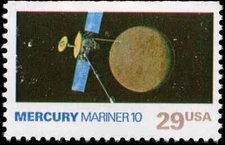 US Scott # 2568, Mercury Mariner 10 : Space Exploration, 1991 29¢ Stamp, MNH