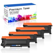 4PK TN450 420 Toner Cartridge for Brother MFC-7860DW 7360N 7360N HL-2240 2270DW