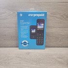 New At&T Network Flex Easy to Use Senior Flip Phone 4G Charcoal Gray Ea211101