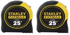 Stanley FMHT74038 FatMax 25 Foot Tape Measure 2 Pack (33-725)