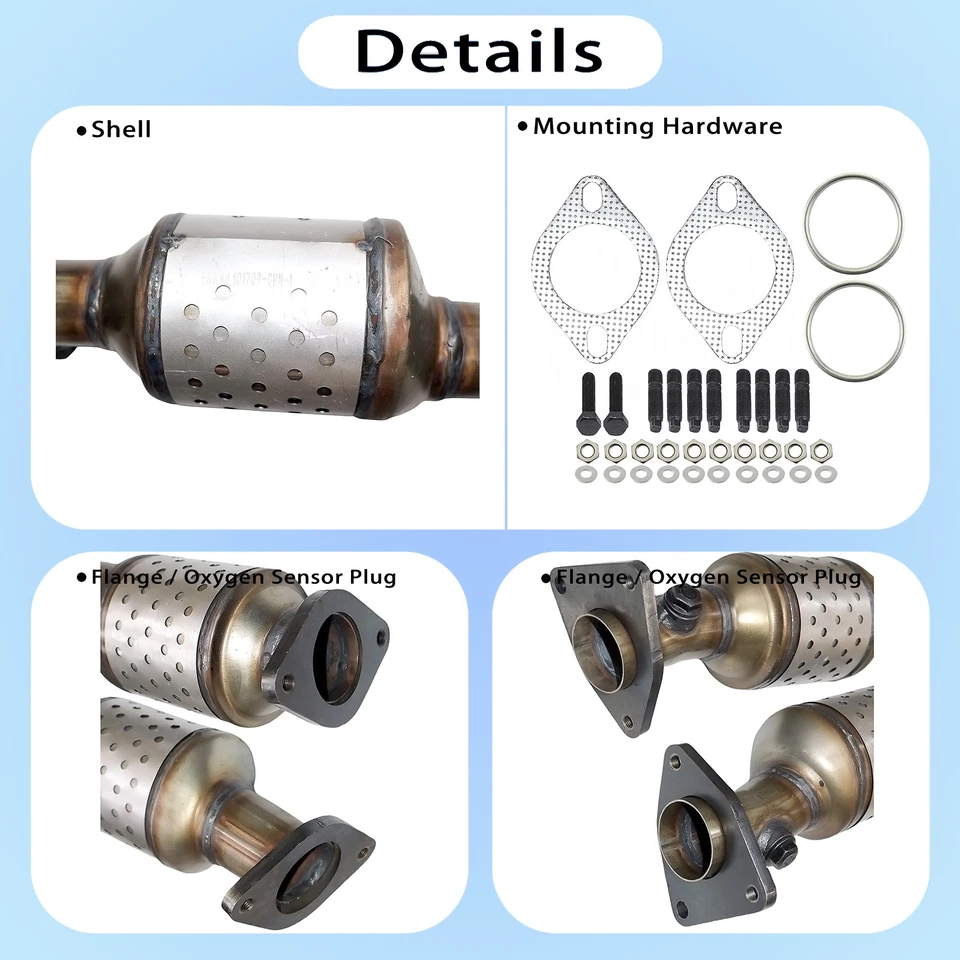 Catalytic Converters for 2009-2017 Nissan NV1500 NV2500 Suzuki Equator 4.0L 2012 Foto 2 de 4