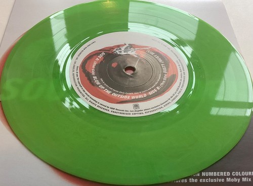 SOUNDGARDEN - BLOW UP THE OUTSIDE WORLD RARE LTD 7" LIME A&M GRUNGE ROCK NM+! - Imagen 4 de 8