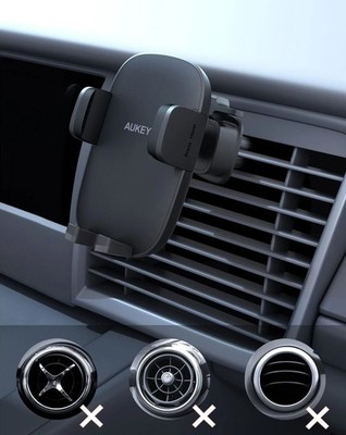 AUKEY Car Phone Mount Incredibly Strong Suction Easy One Touch