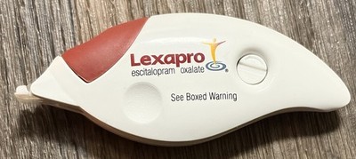 Lexapro Escitalopram Medical Pharma Doctor Promo Drug Rep Papermate Whiteout Pen