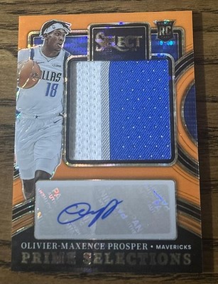 2023-24 Panini Select Olivier-Maxence Prosper Orange Pulsar FOTL Auto #/30 RC