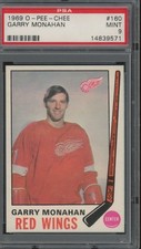 1969-70 O-Pee-Chee #160 Garry Monahan PSA 9