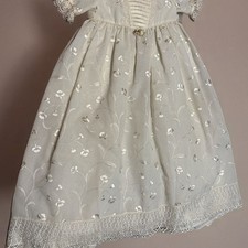 Vintage Estellares Baby Wear Christening Baptism Ivory