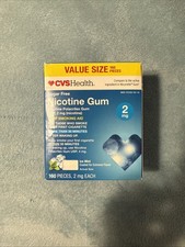 CVS Health Nicotine Gum - 2mg, 160 Pieces Cool Ice Mint Flavor