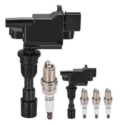 2x Ignition Coils & 4x Iridium Spark Plugs For 2001-2005 Mazda Miata 1.8L UF408