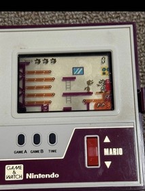 Nintendo Game & Watch Mario Bros Handheld Console Genuine