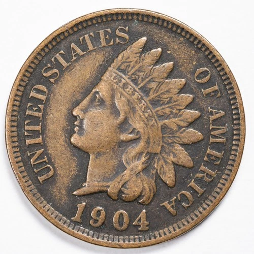 1904 Indian Head Penny Cent  Extremely Fine (XF)