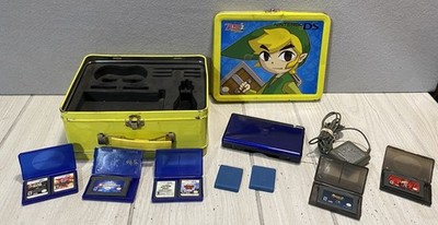 Nintendo DS Lite Handheld System - Cobalt/Blue - For Parts