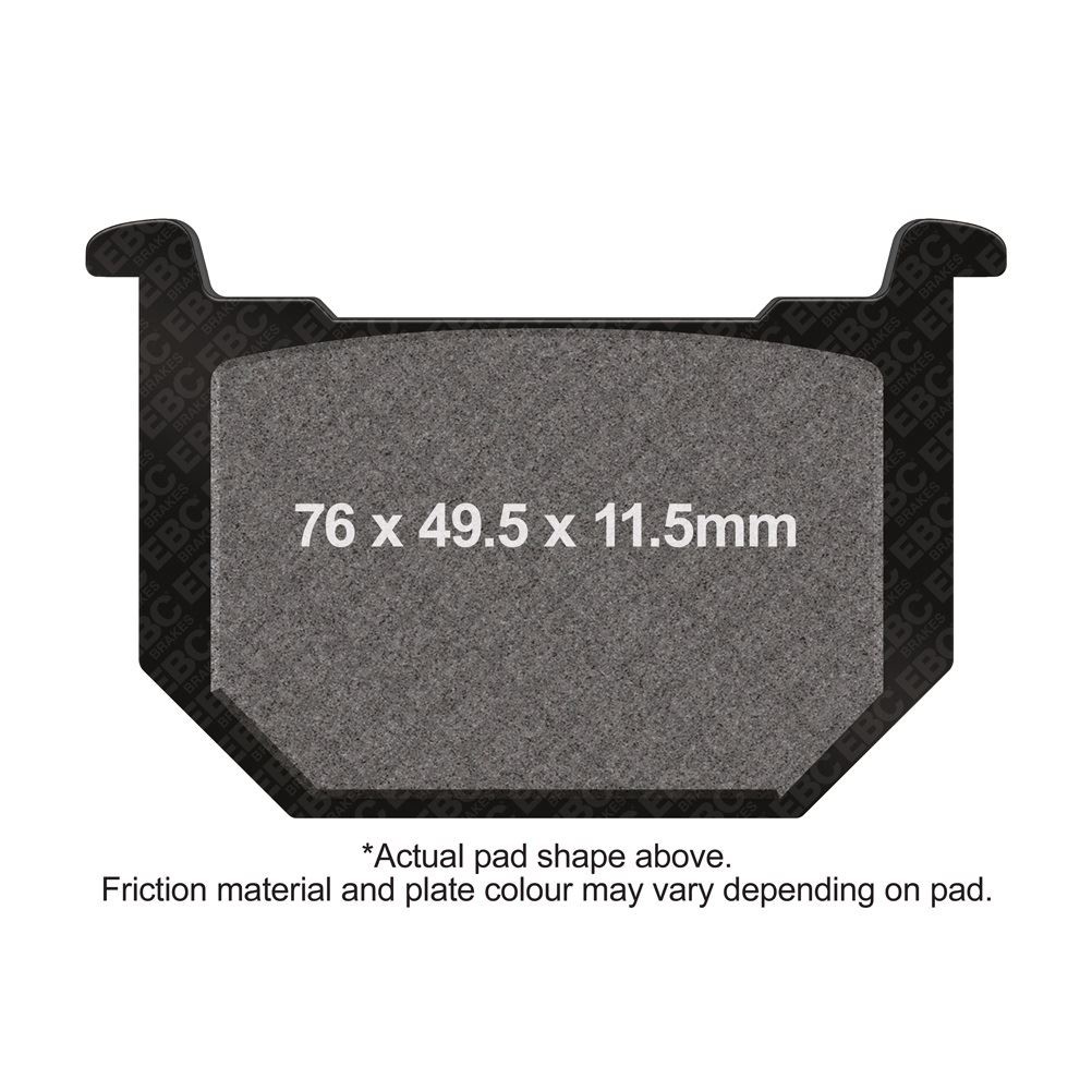 EBC Motorcycle Brake Pads DMX Front Right for Suzuki GS 1100 GZ 1982