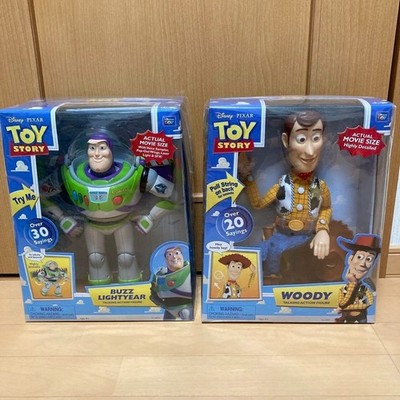 Takara Tomy Thinkway Toy Story Buzz Lightyear & Woody Talking Figures Set New