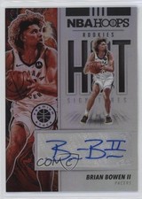 2019-20 NBA Hoops Premium Stock Hot Signature Rookies Brian Bowen II Auto 6o3