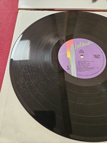 U2 War ISLAND 90067-1 Original vinyl LP Bono 1983 VG+ - Imagen 2 de 4