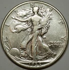 1936-P 50C Walking Liberty Half Dollar XF40 Book Value $46