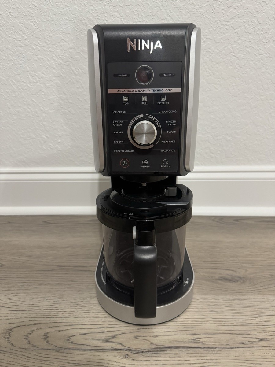 Ninja CREAMi Deluxe 11-in-1 NC501 Ice Cream Maker Machine UNTESTED