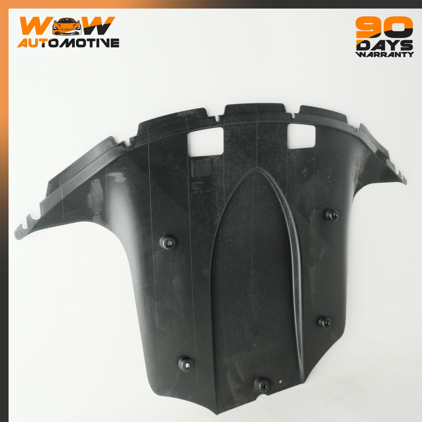 07-11 BENTLEY CONTINENTAL GTC REAR UNDERBODY SPLASH SHIELD COVER TRIM BLACK OEM