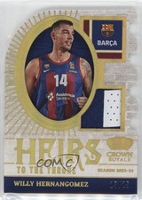 2023-24 Panini Crown Royale EuroLeague Prime 15/25 Willy Hernangomez #HT-HER 3d3