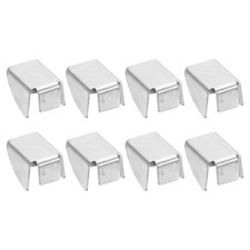 8pcs Cabinet Shelf Clips Steel Adjustable Shelf Clip Support Replacement, Silver