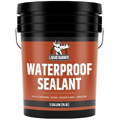 Flexible DIY Leak Repair Coating - Black, 5 Gallon