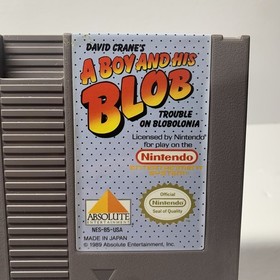 A Boy & His Blob Trouble On Blobolonia (Nintendo NES, 1989) - Cart Only Tested 