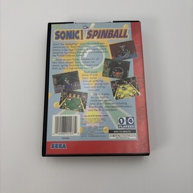 SEGA GENESIS 🦔 Sonic Spinball -  Excellent Manual Condition-NM